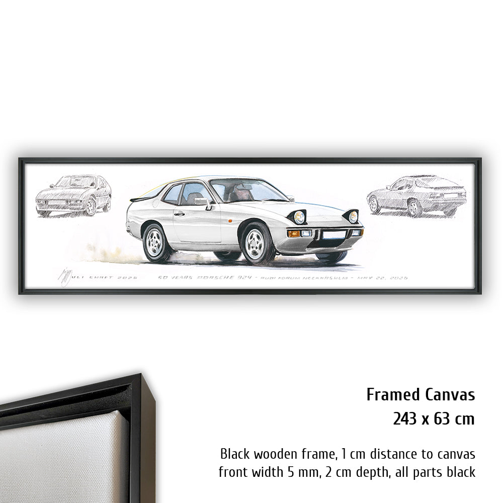 #1461 50 Years Porsche 924 (White)