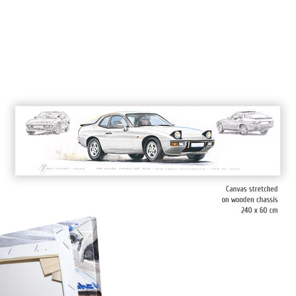 #1461 50 Years Porsche 924 (White)