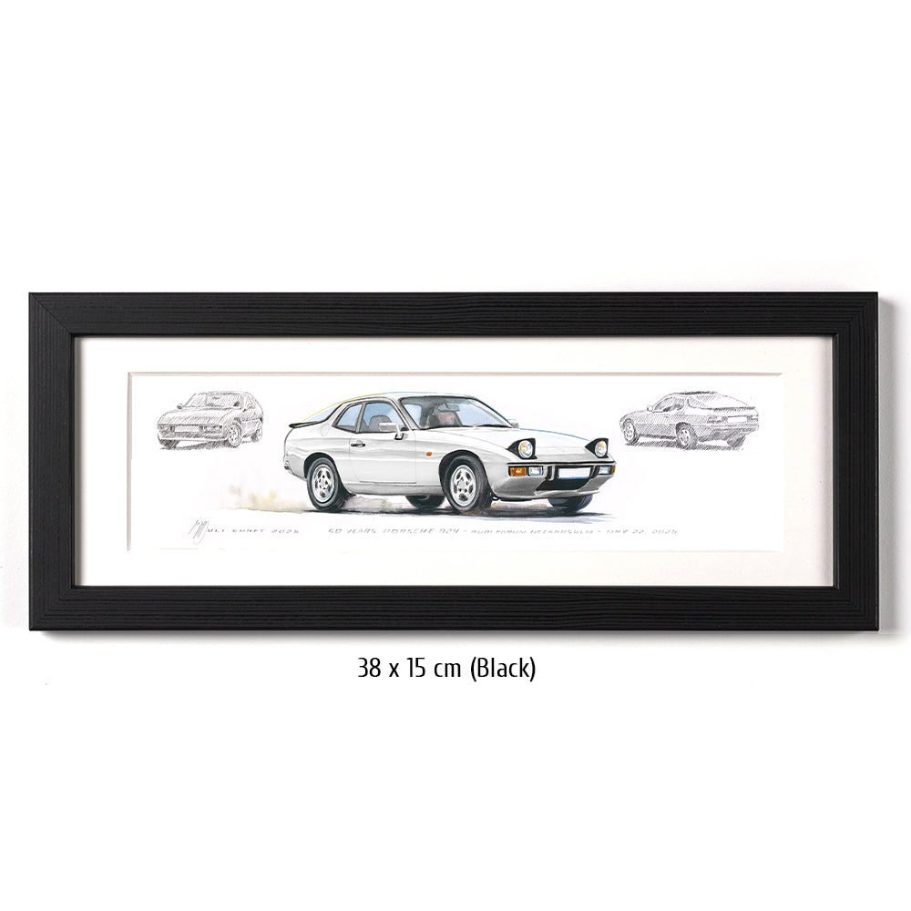 #1461 50 Years Porsche 924 (White)