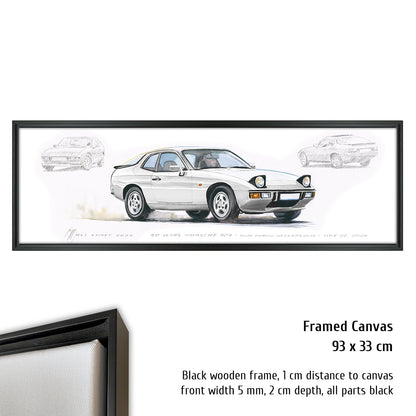 #1461 50 Years Porsche 924 (White)
