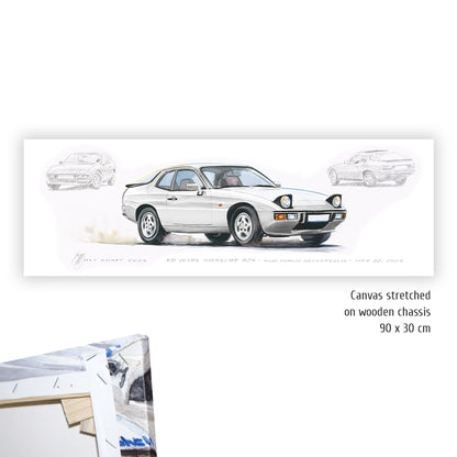 #1461 50 Years Porsche 924 (White)