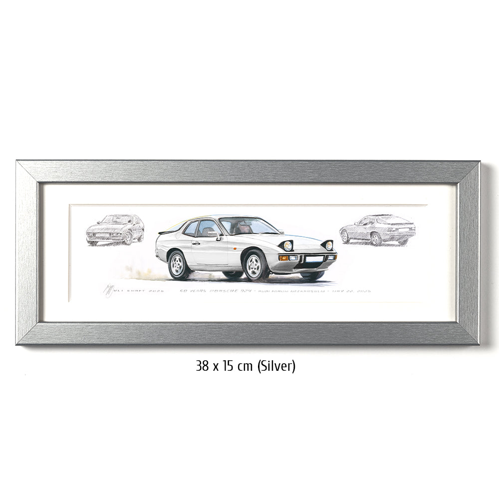 #1461 50 Years Porsche 924 (White)