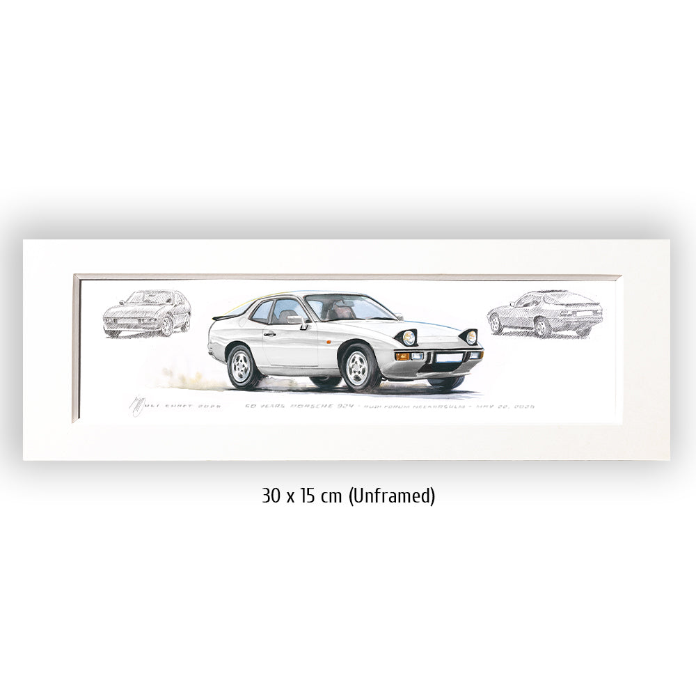 #1461 50 Years Porsche 924 (White)