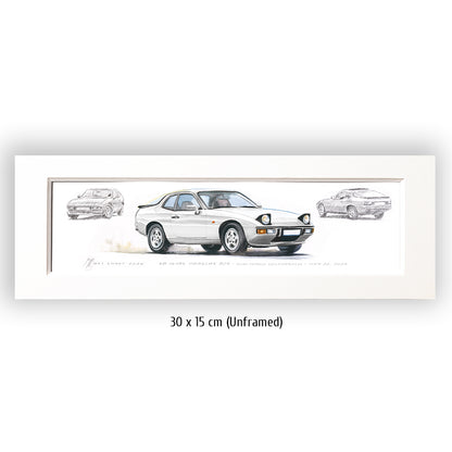#1461 50 Years Porsche 924 (White)