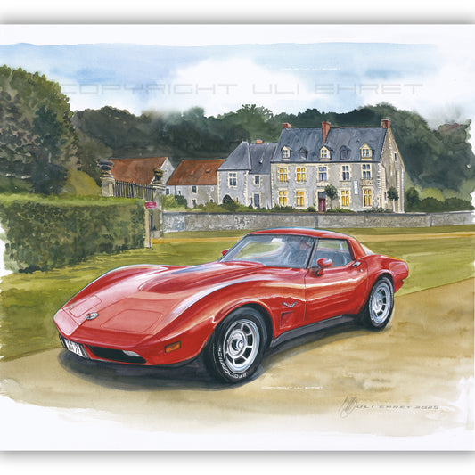 #1497 Corvette C3 Coupé in France'