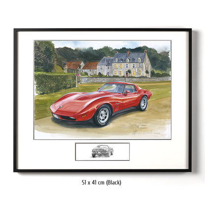 #1497 Corvette C3 Coupé in France'