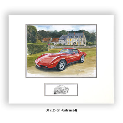 #1497 Corvette C3 Coupé in France'