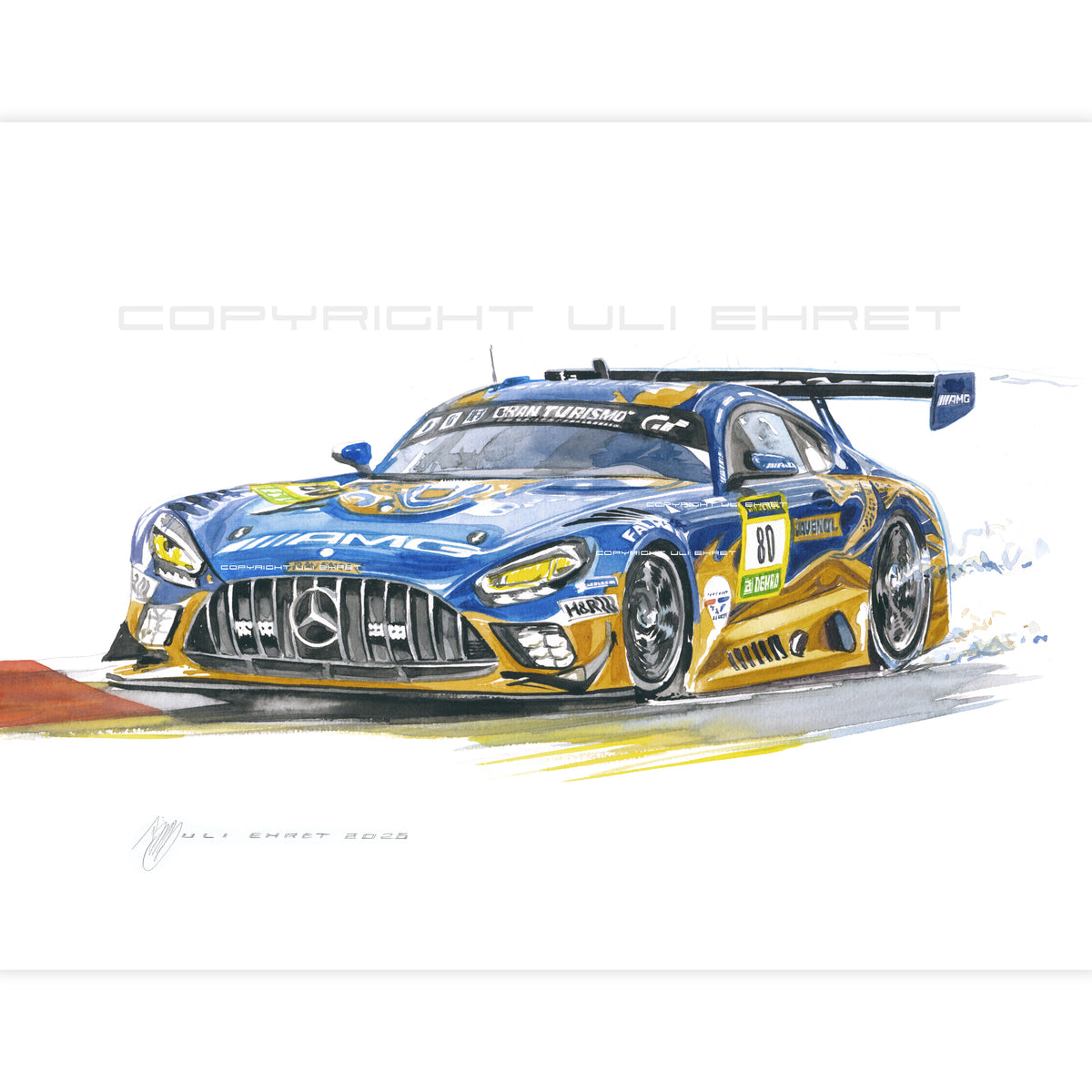 #1524 Mercedes AMG GT3 Team Ravenol