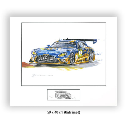 #1524 Mercedes AMG GT3 Team Ravenol
