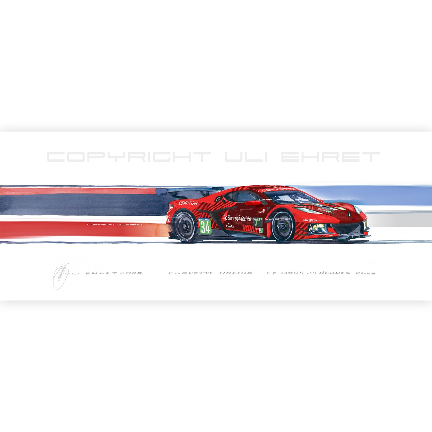 #1534XS Corvette #34 Le Mans 24H 2026