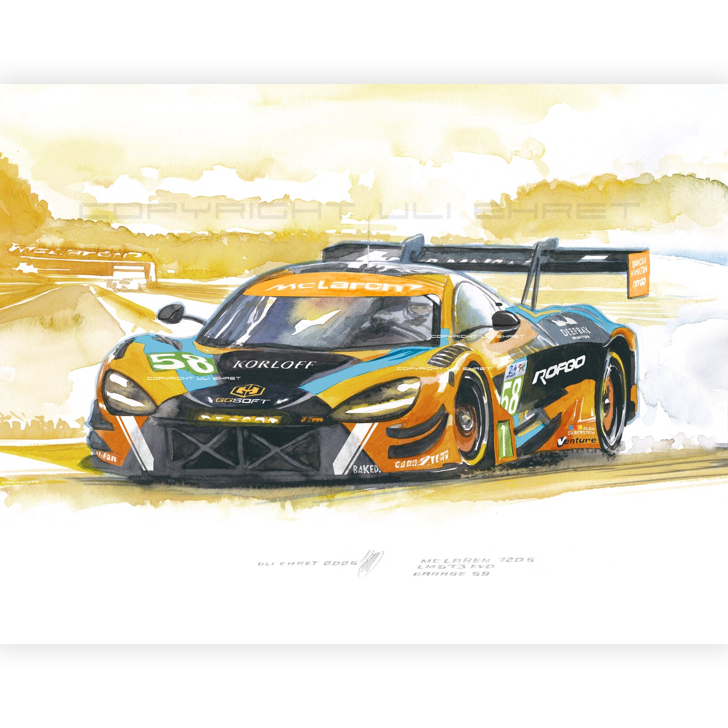 #1558 "McLaren GT3LM #58 Le Mans 2026"