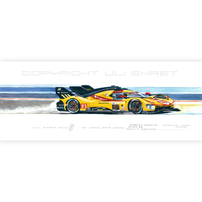 #1583XS "Ferrari 499P Hypercar #83, 2026"