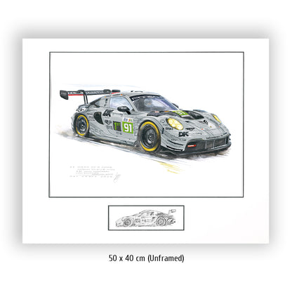 #1590 "Porsche 911 #91 Le Mans 2026"