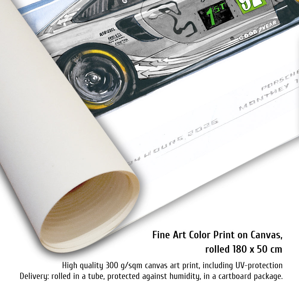 #1592XS "Porsche 911 #92 Le Mans 2026"