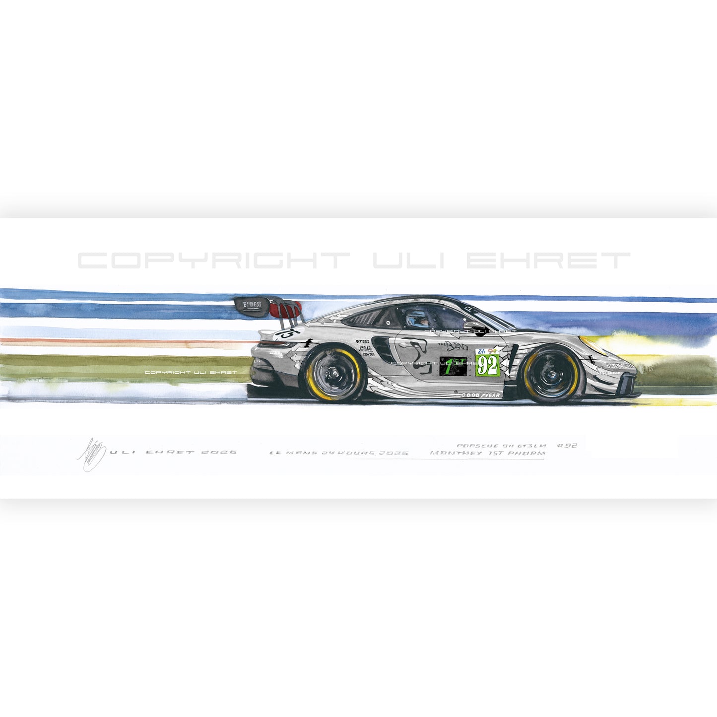 #1592XS "Porsche 911 #92 Le Mans 2026"
