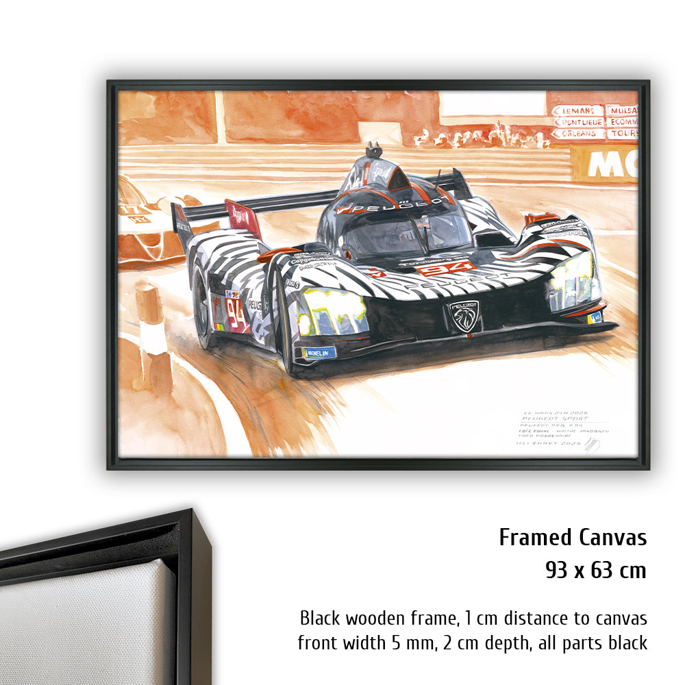 #1594 "Peugeot 9X8 Hypercar #93", 2026
