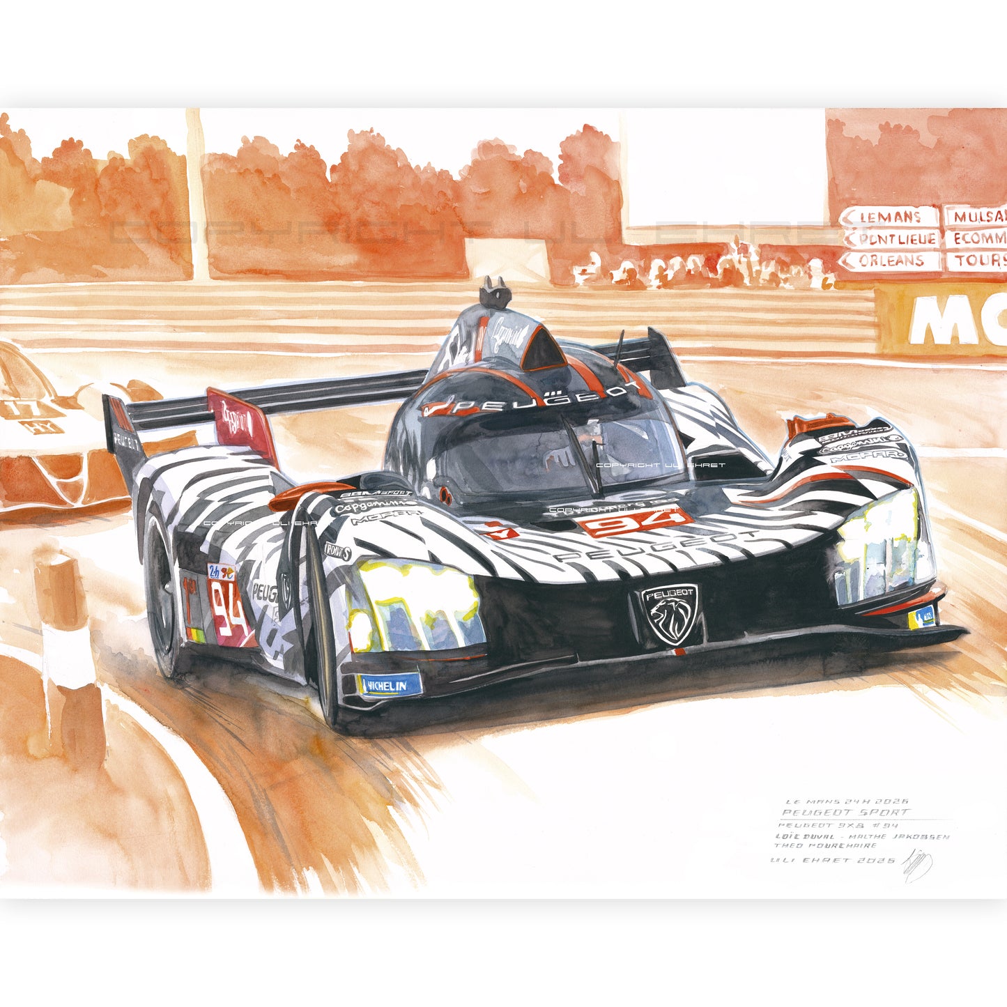 #1594 "Peugeot 9X8 Hypercar #93", 2026
