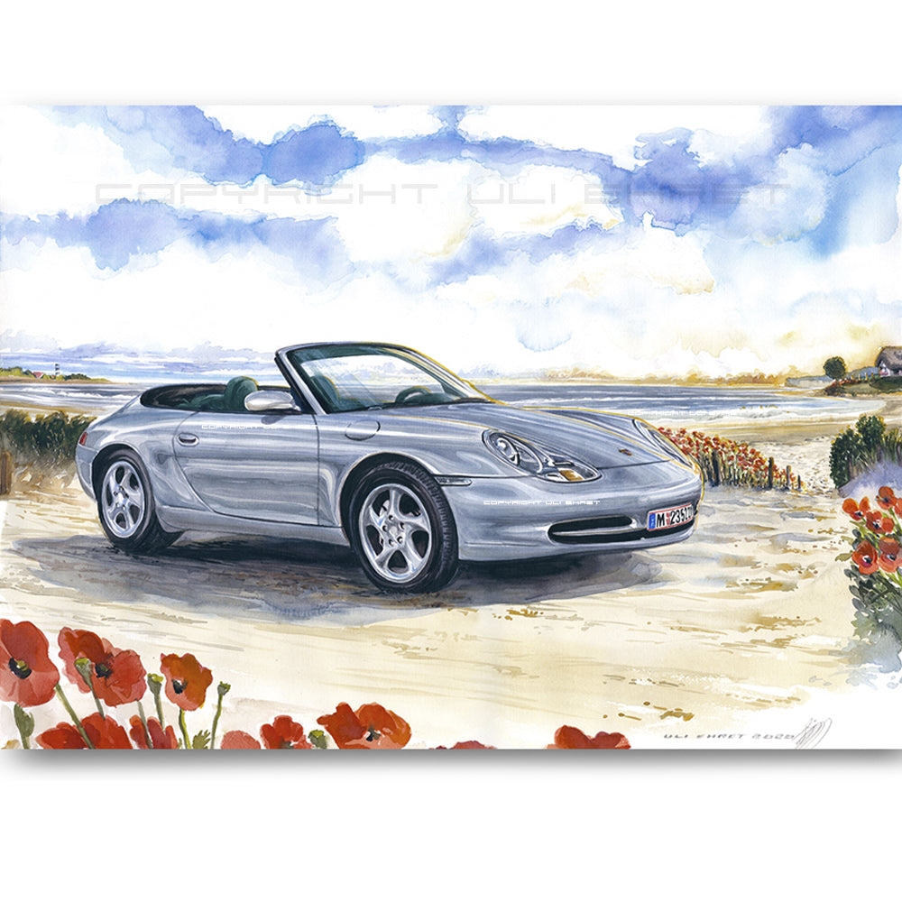 #0934 Porsche 911 Cabriolet by the sea