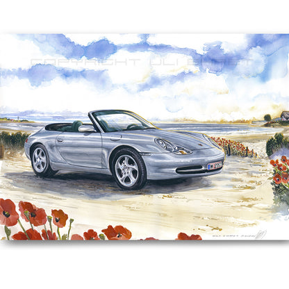 #0934 Porsche 911 Cabriolet am Meer