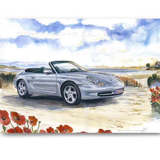 #0934 Porsche 911 Cabriolet by the sea