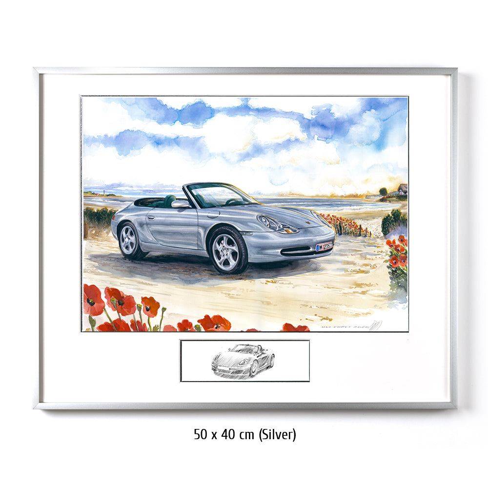 #0934 Porsche 911 Cabriolet by the sea