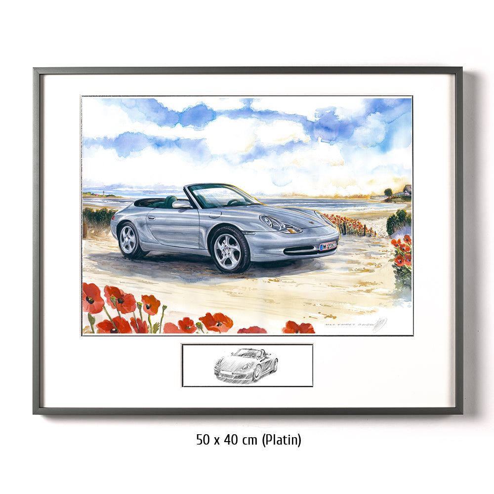 #0934 Porsche 911 Cabriolet by the sea