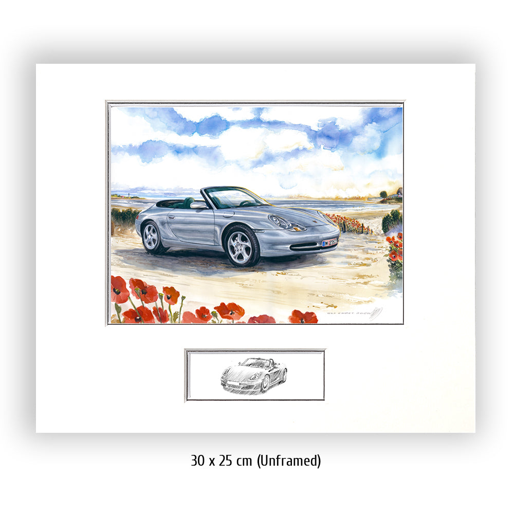 #0934 Porsche 911 Cabriolet by the sea