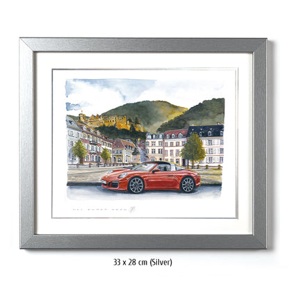 #0943 Porsche 911 at Kornmarkt Heidelberg