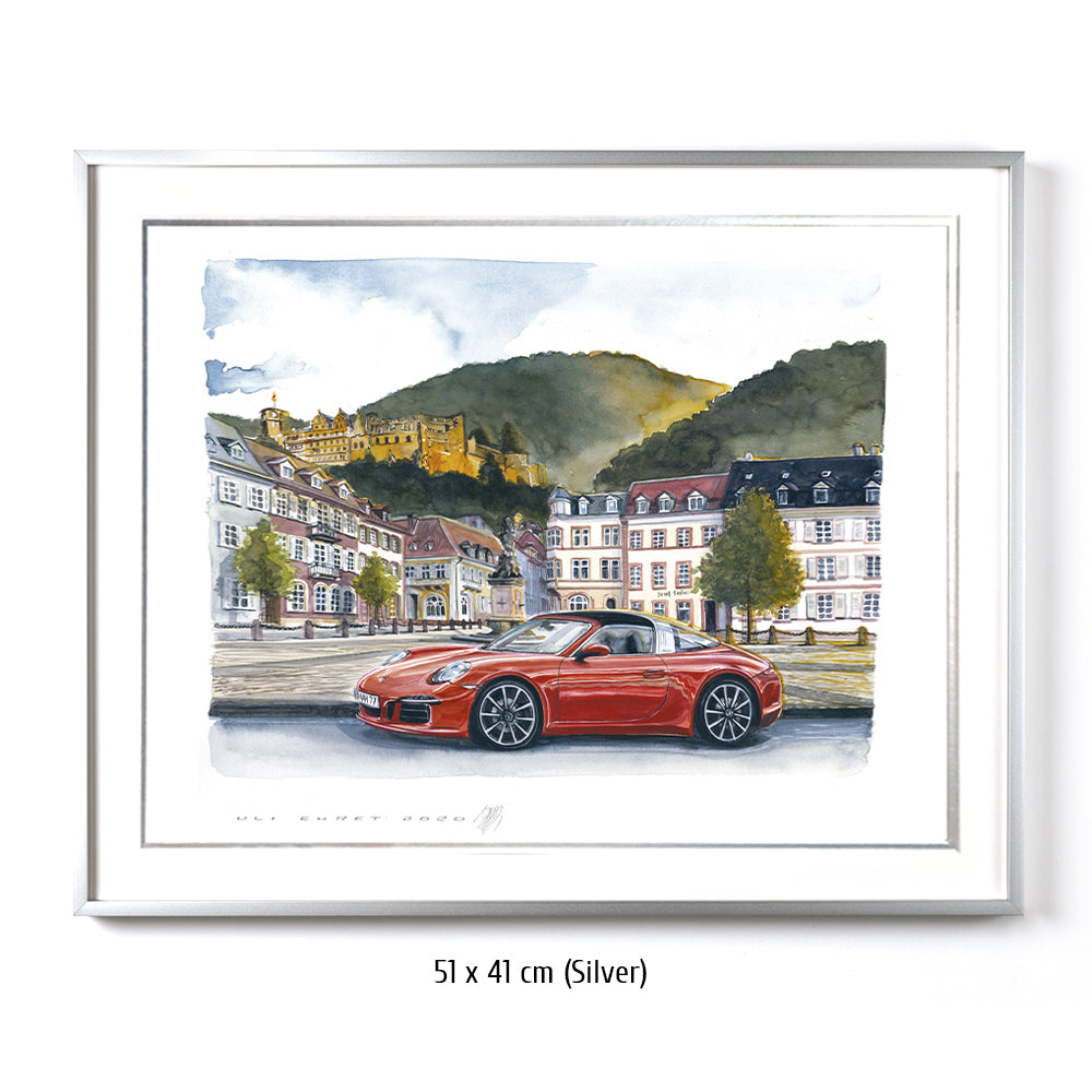#0943 Porsche 911 at Kornmarkt Heidelberg