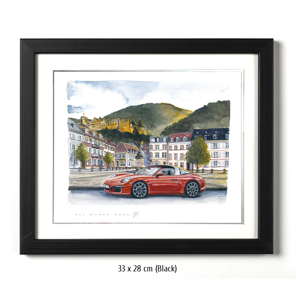#0943 Porsche 911 at Kornmarkt Heidelberg