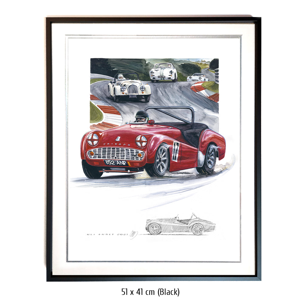 #0945 'Triump TR3 race car