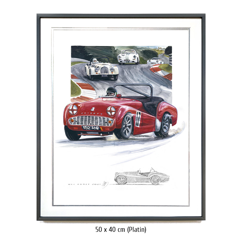 #0945 'Triump TR3 race car