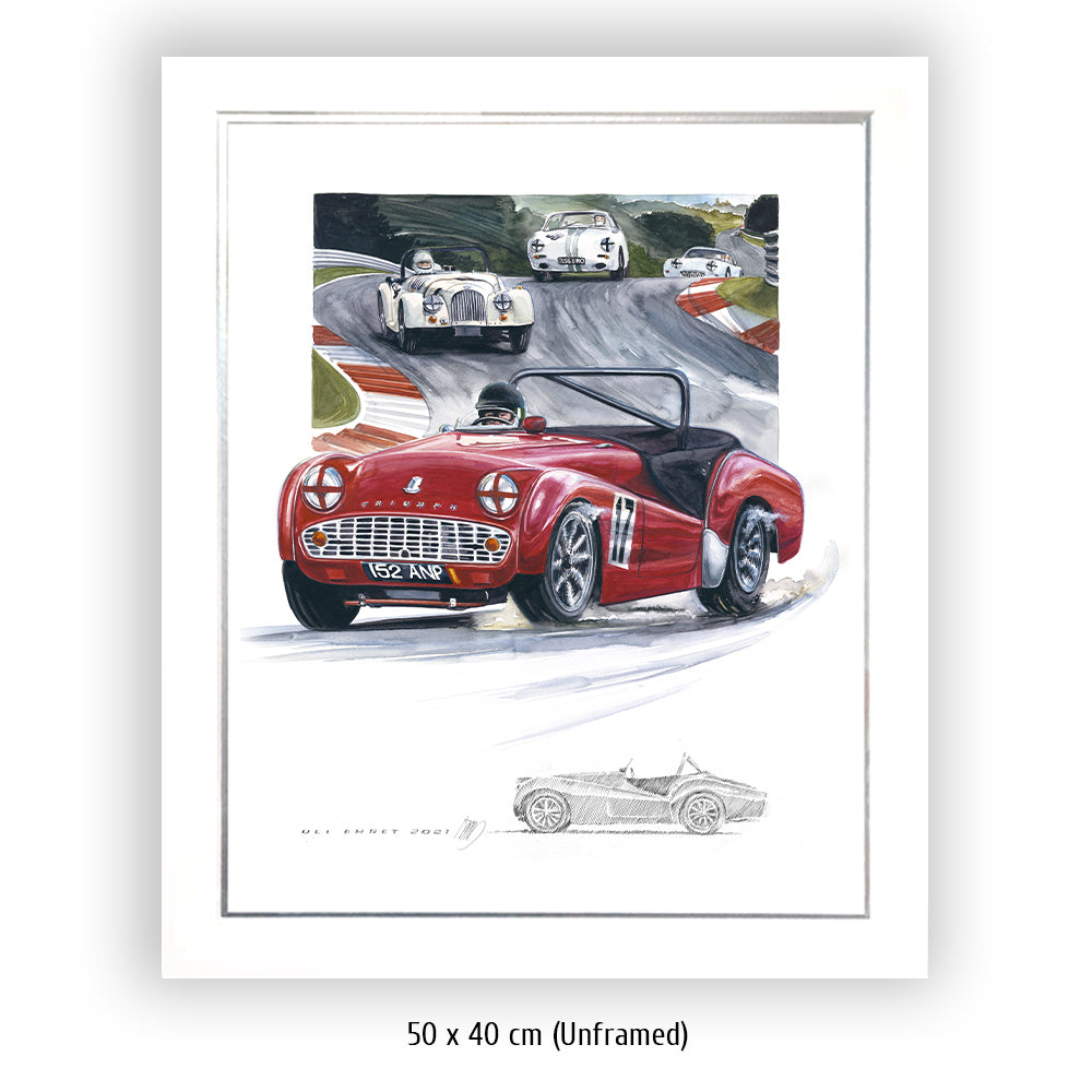 #0945 'Triump TR3 race car