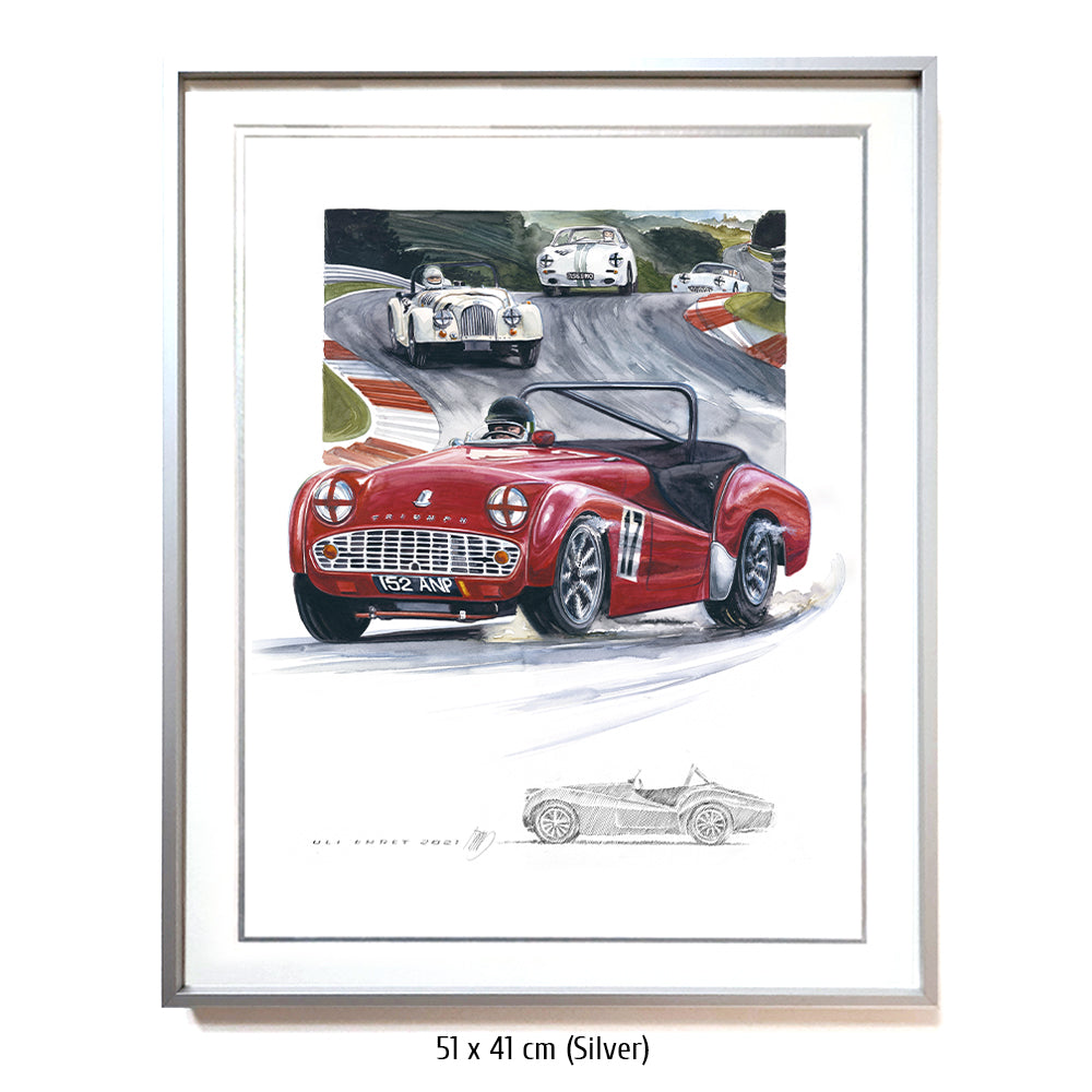 #0945 'Triump TR3 race car
