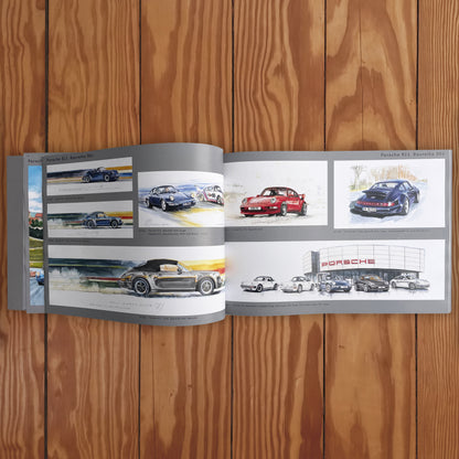 Katalog Uli´s Racing Legends - Aquarelle mit Porsche-Motiven