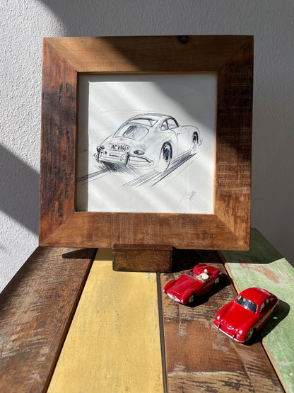 #0161P Porsche 356 A Sketch