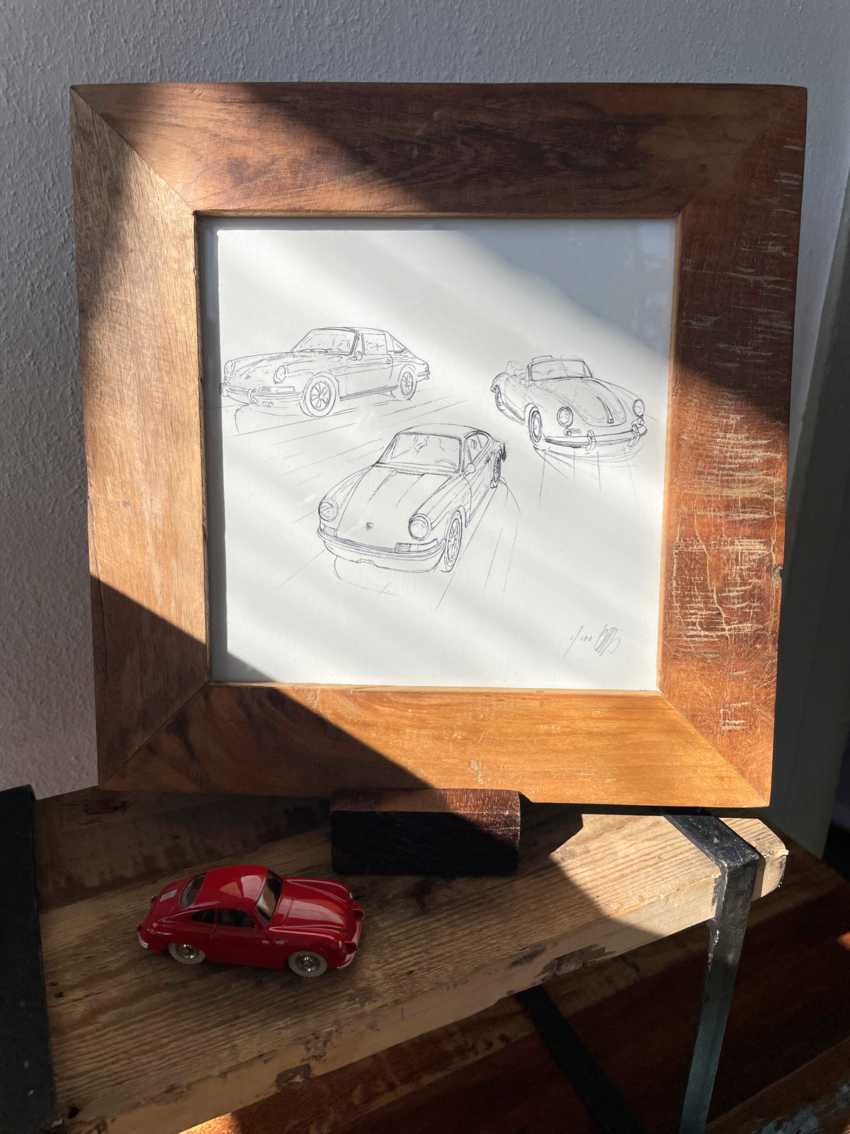 #0876P Porsche 356 & 911 Sketch