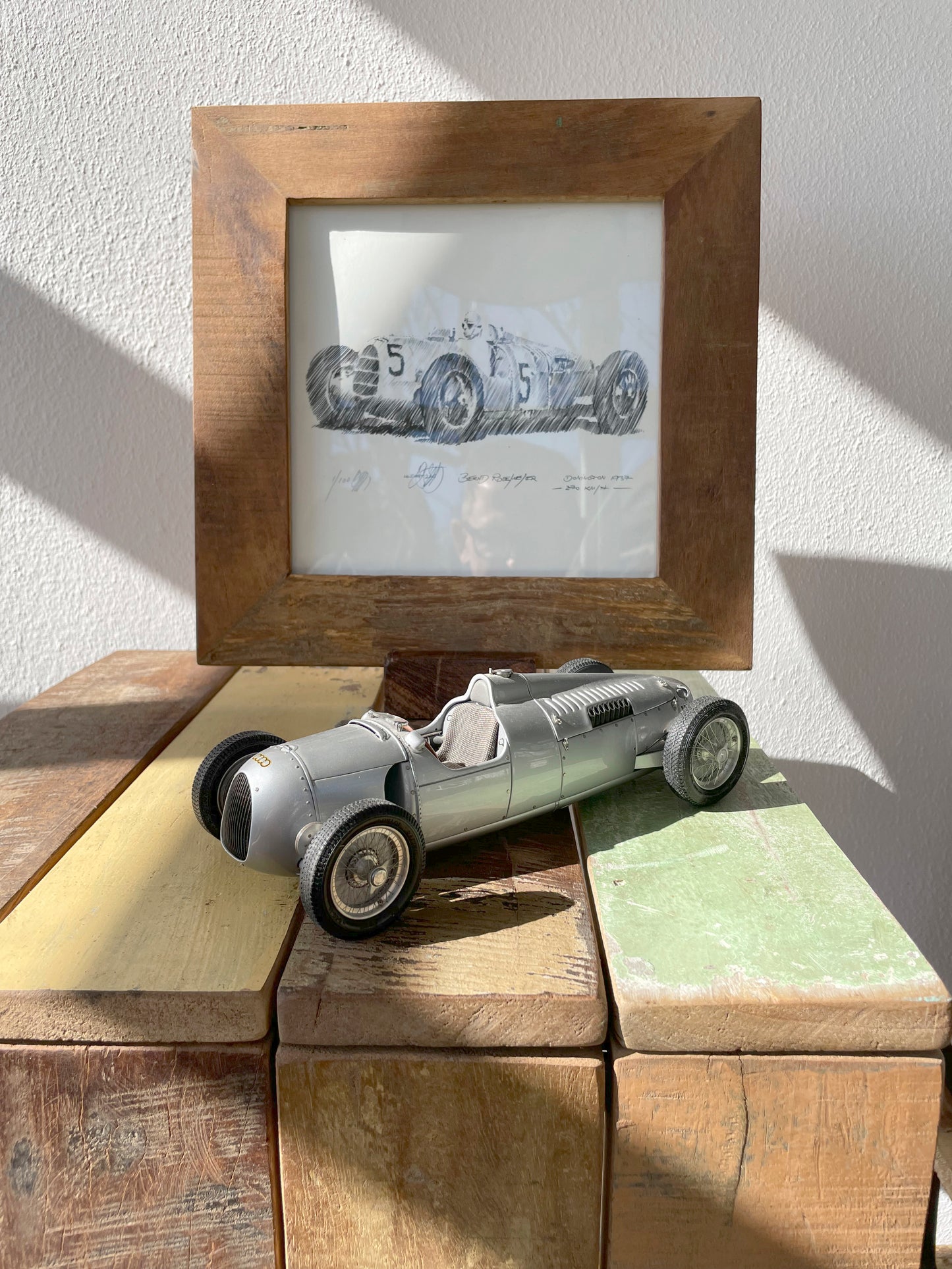 #0200P Auto Union Grand Prix Wagen Skizze