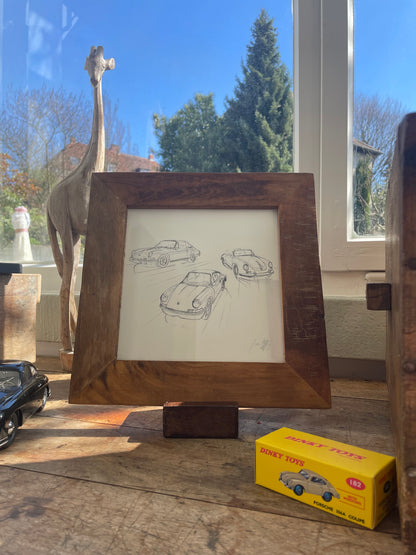 #0876P Porsche 356 & 911 Sketch
