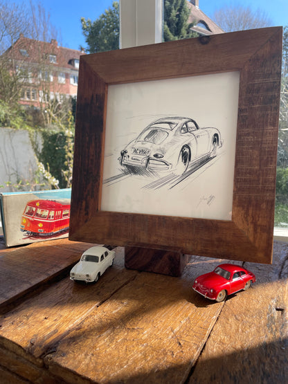 #0161P Porsche 356 A Sketch
