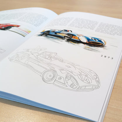 Uli's Racing Legends - 24H Le Mans coloring book