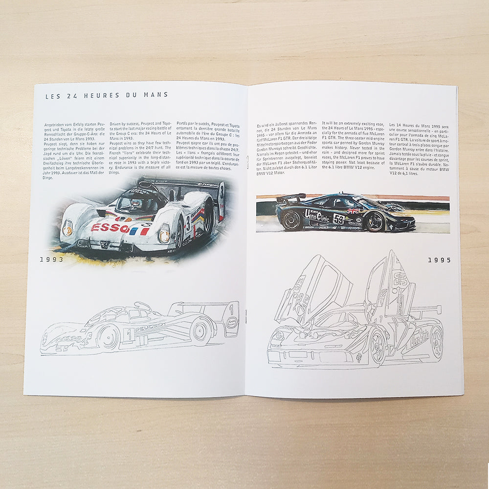 Uli's Racing Legends - 24H Le Mans Malbuch