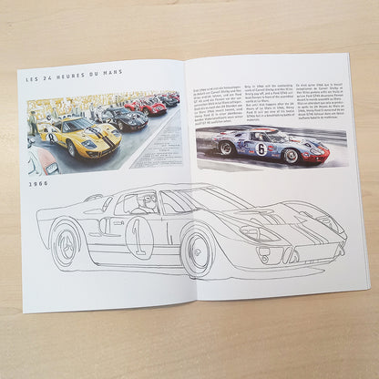 Uli's Racing Legends - 24H Le Mans coloring book