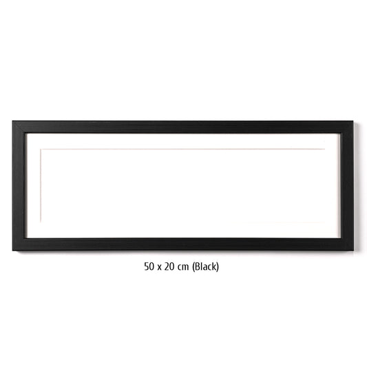 XS-plus format (50 x 20 cm) empty frame