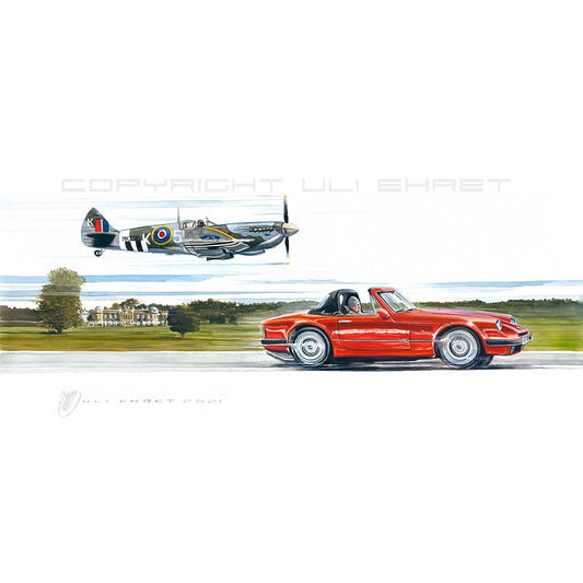 #1002 'TVR V8 S, Supermarine Spitfire