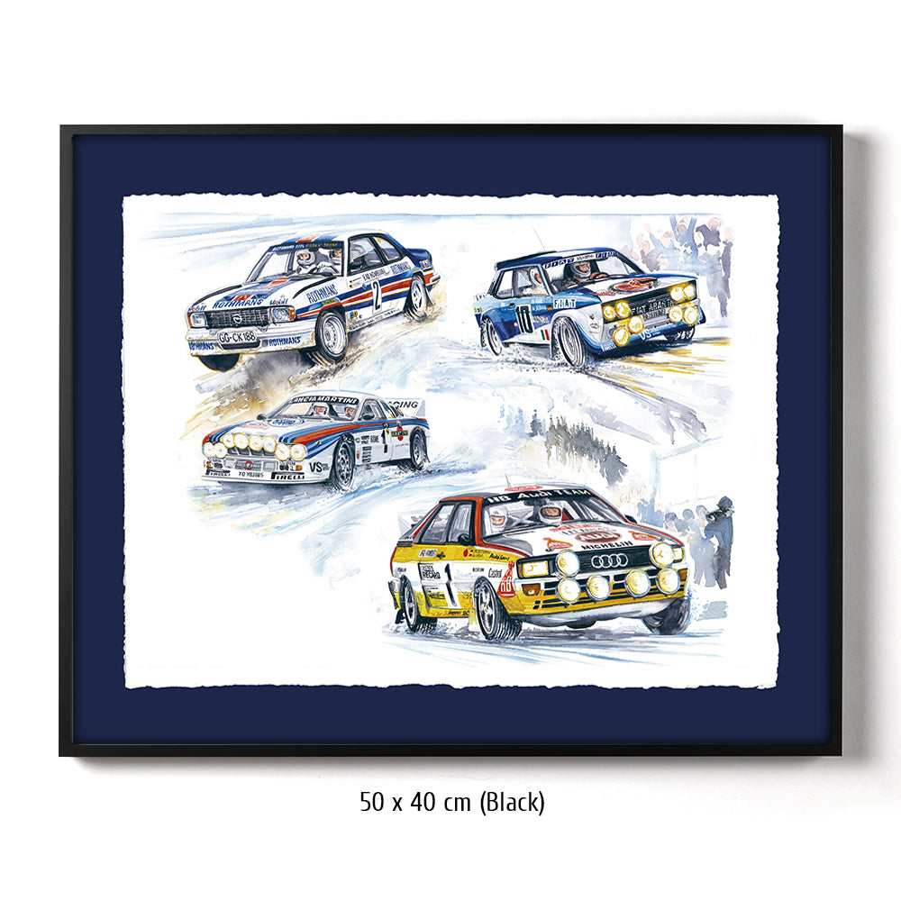 #1039 A 'Rallye Monte Carlo Winning Cars Walter Röhrl