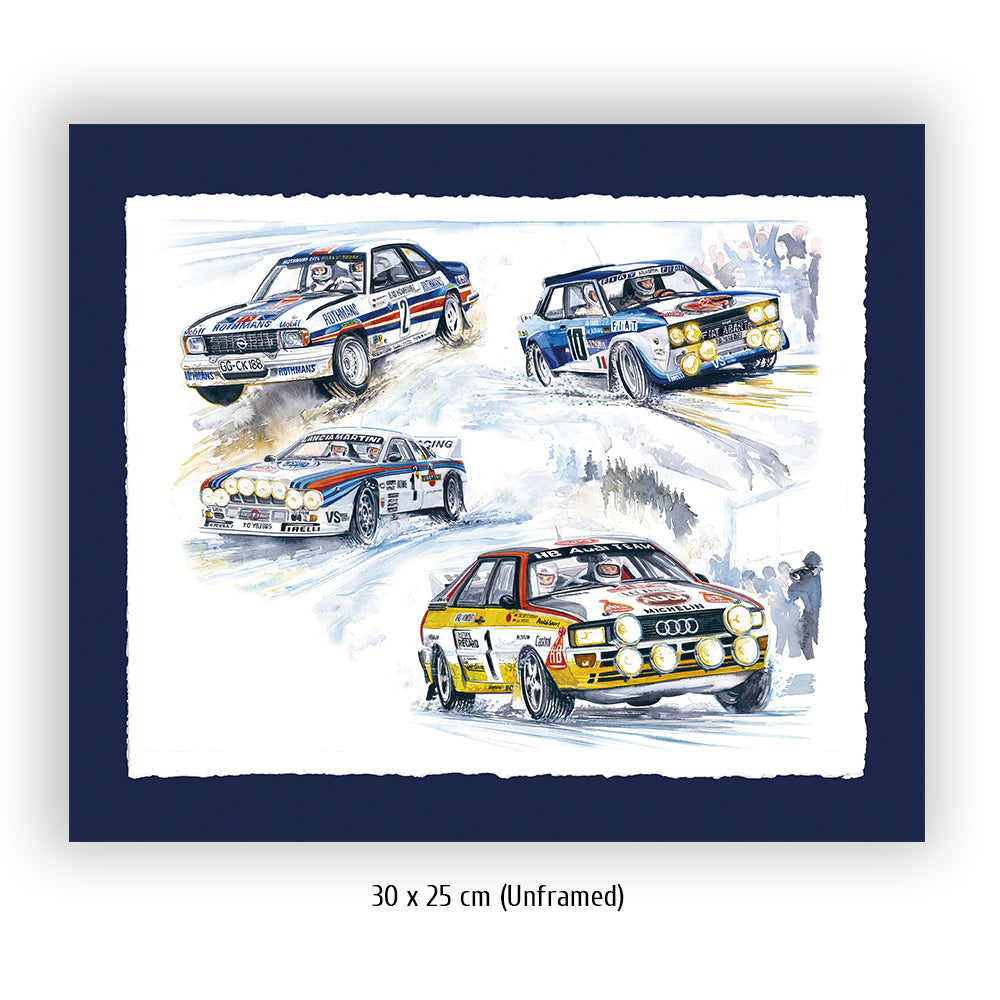 #1039 A 'Rallye Monte Carlo Winning Cars Walter Röhrl