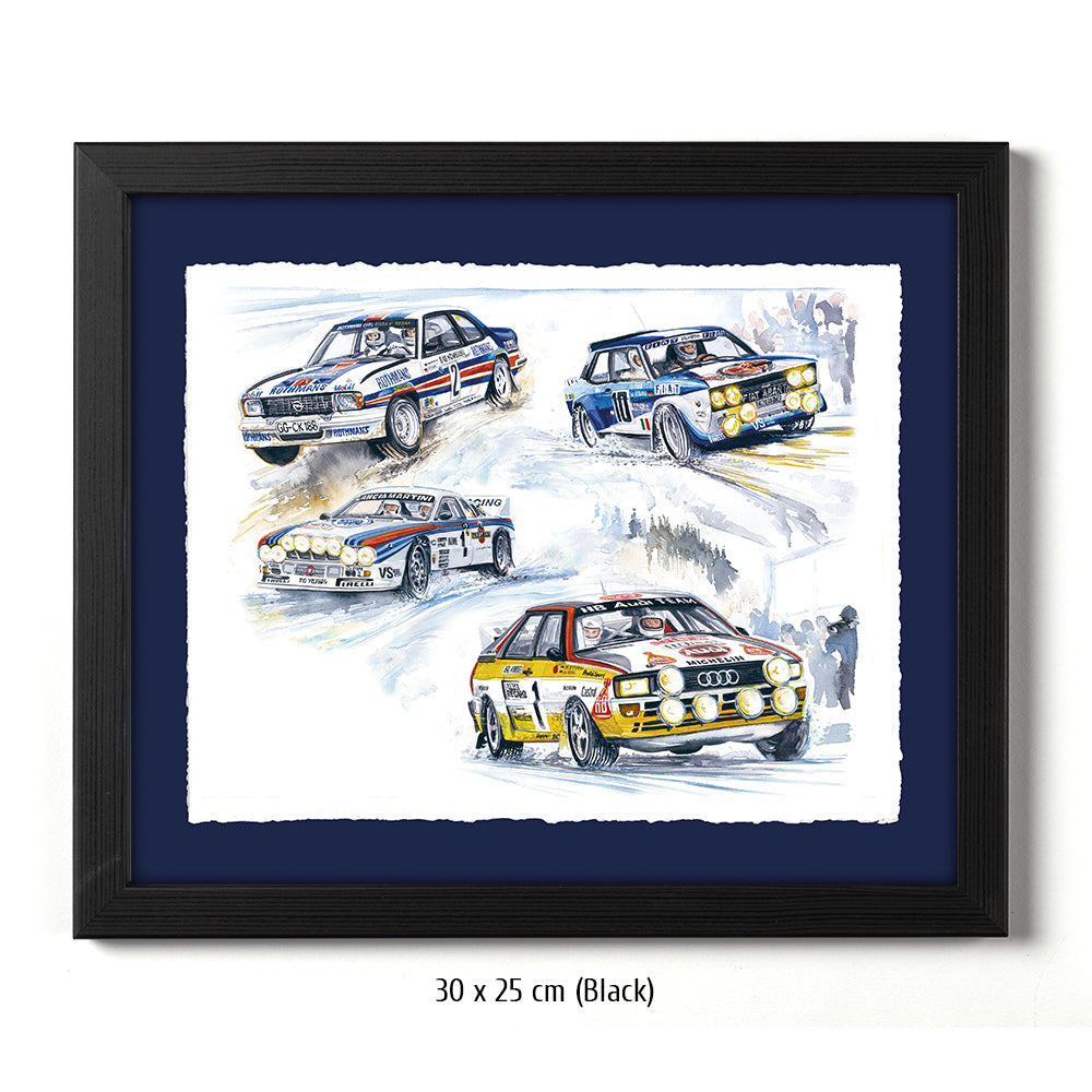 #1039 A 'Rallye Monte Carlo Winning Cars Walter Röhrl