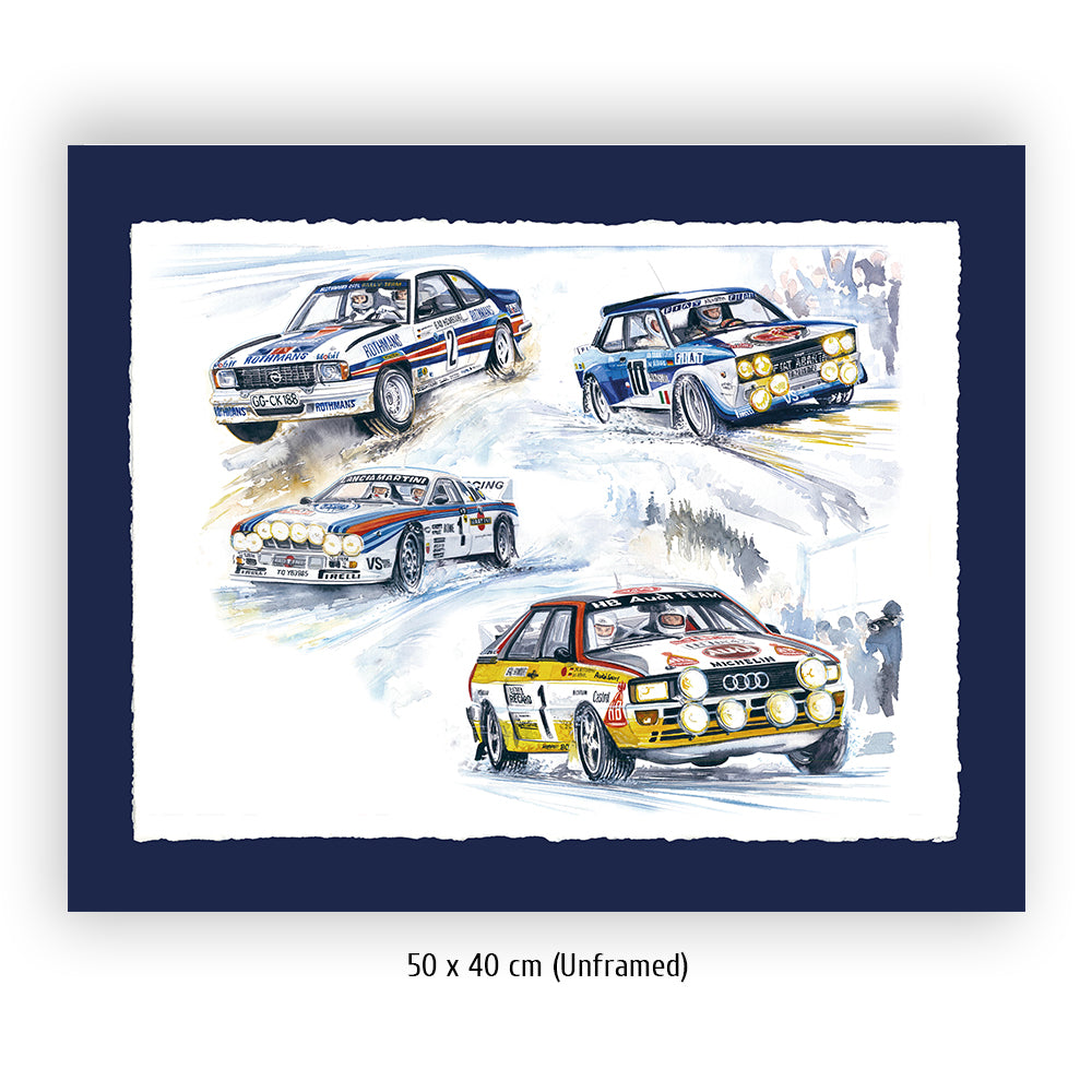 #1039 A 'Rallye Monte Carlo Winning Cars Walter Röhrl