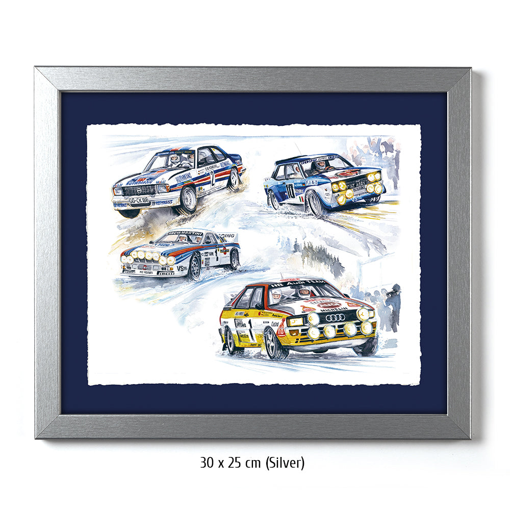 #1039 A 'Rallye Monte Carlo Winning Cars Walter Röhrl